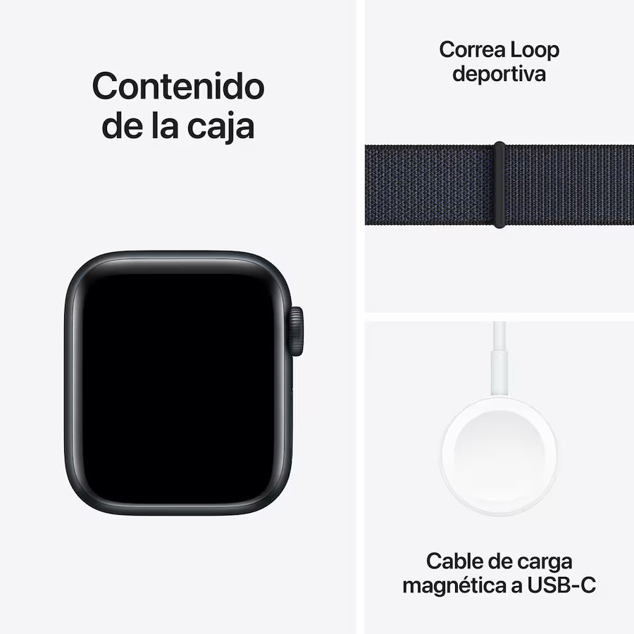 Apple Watch SE 2.ª Generación - Correa Loop Deportiva - Azul Medianoche