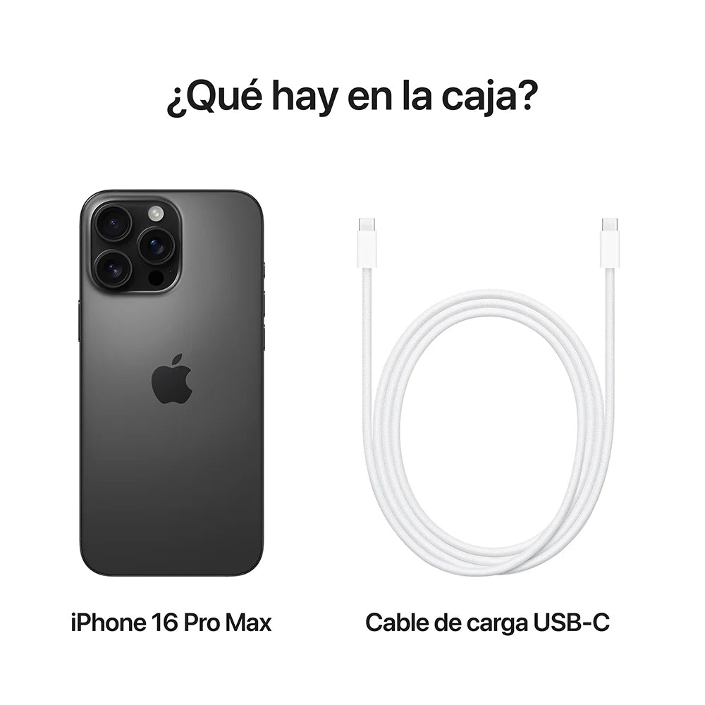 iPhone 16 Pro Max - Titanio Negro