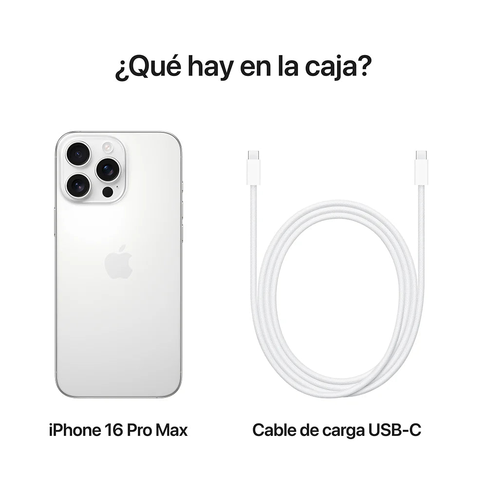 iPhone 16 Pro Max - Titanio Blanco