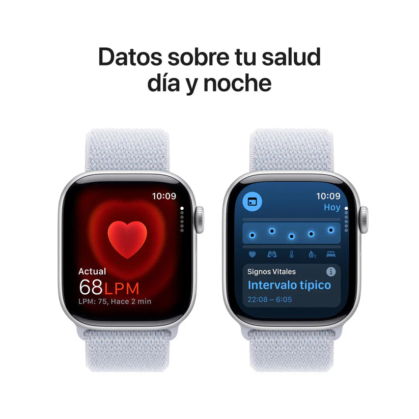 Apple Watch 10 - Correa Loop Deportiva - Plata
