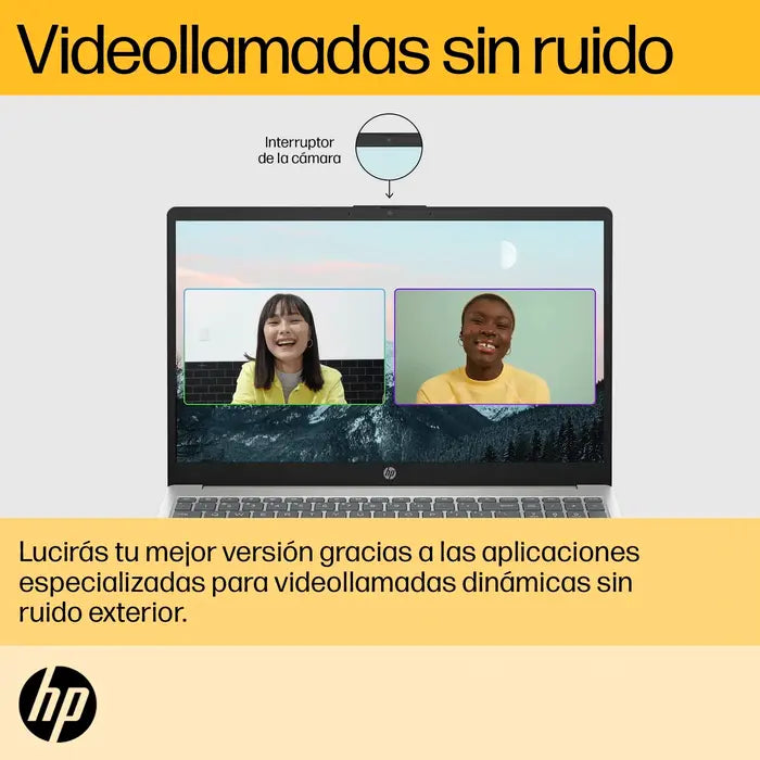 LAPTOP HP 15" RYZEN 3-7320U - Dorada
