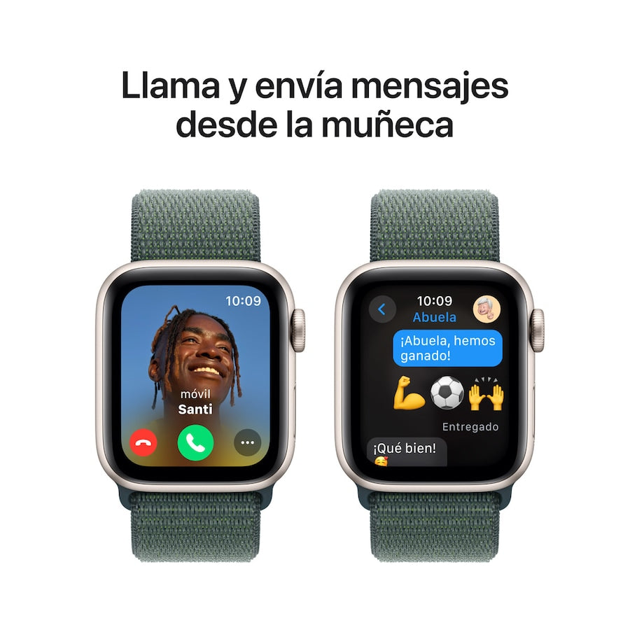 Apple Watch SE 2.ª Generación - Correa Loop Deportiva - Blanco Estrella