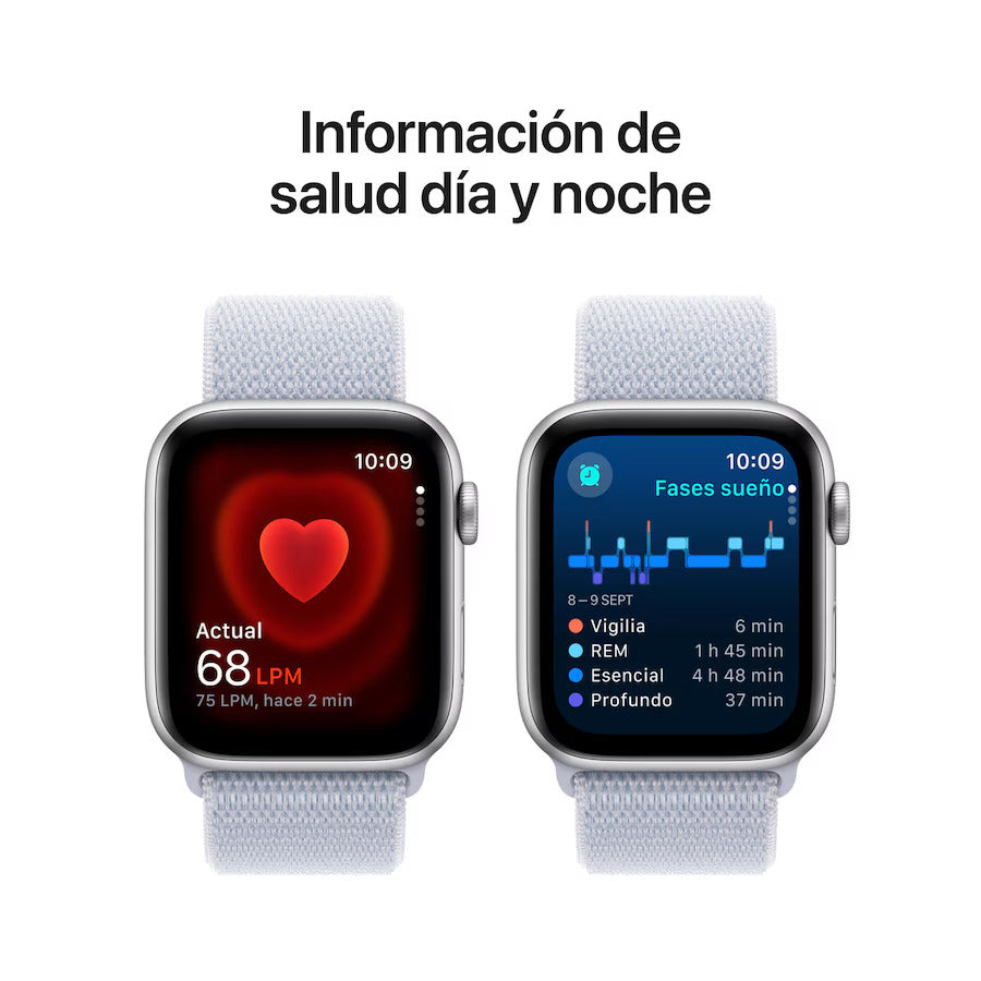 Apple Watch SE 2.ª Generación - Correa Loop Deportiva - Plata