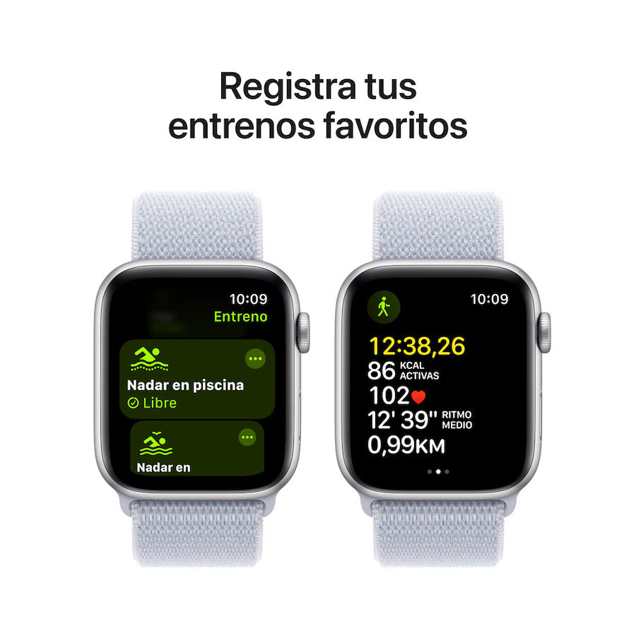 Apple Watch SE 2.ª Generación - Correa Loop Deportiva - Plata
