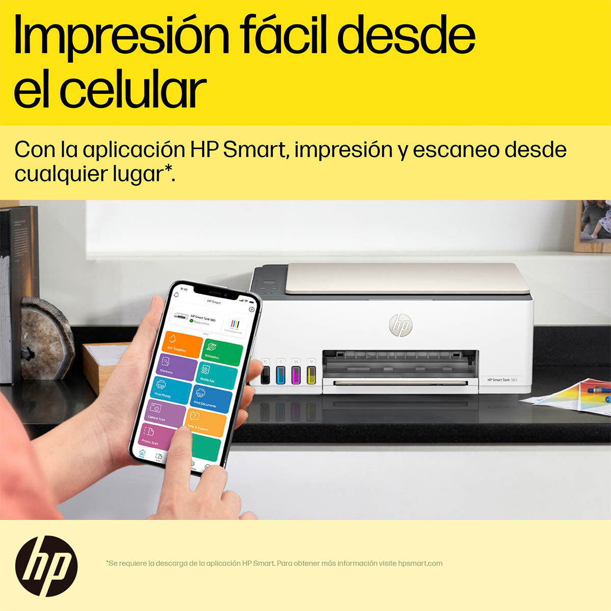 Impresora Multifuncional HP Smart Tank 583