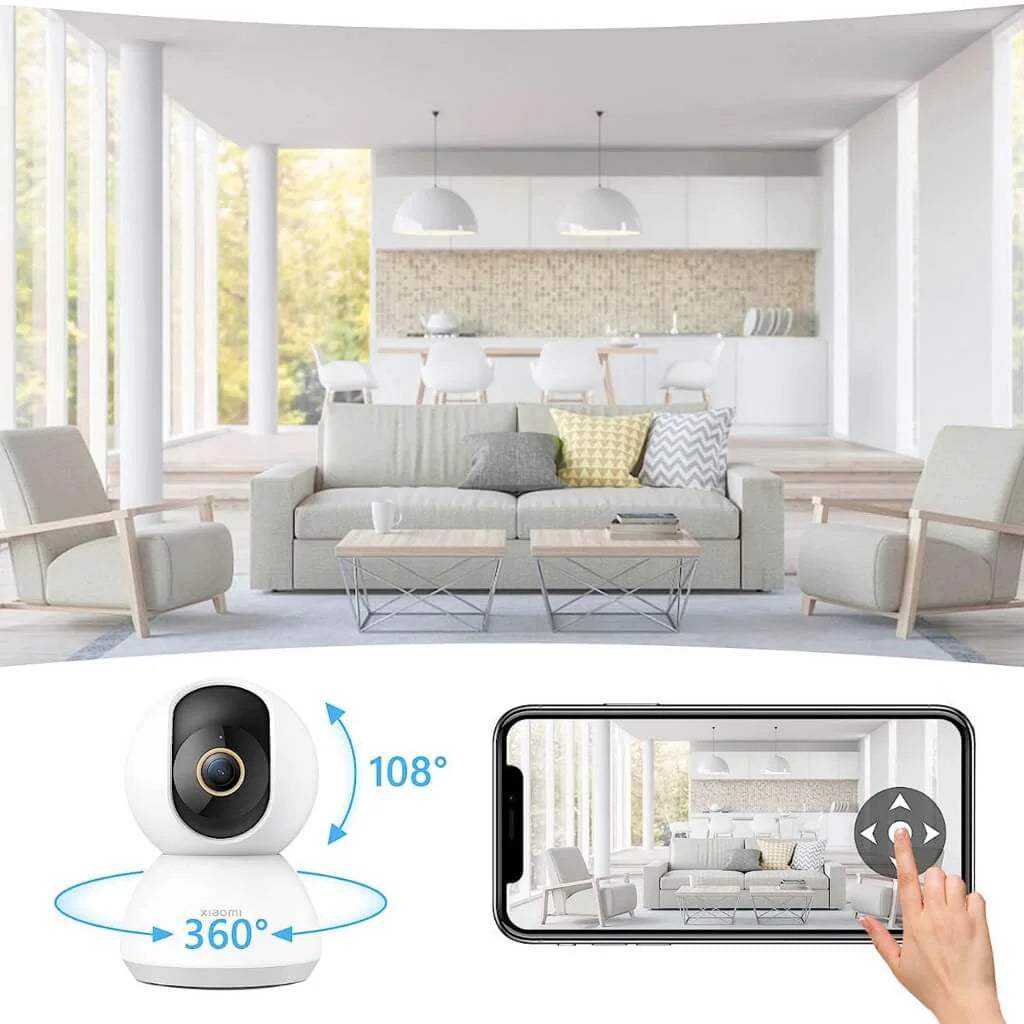 Cámara de Seguridad Wi-Fi Inteligente 360° C300