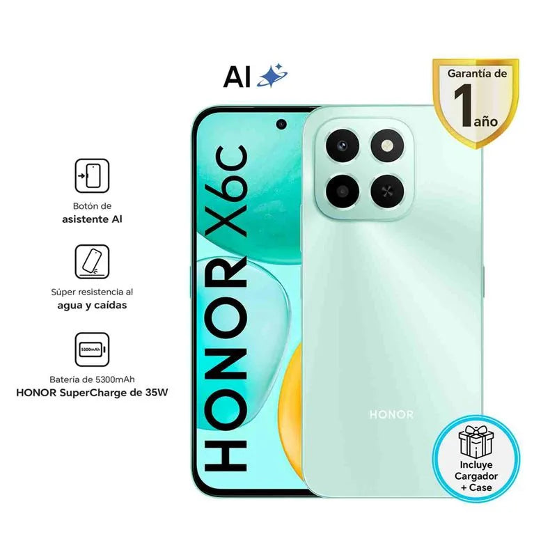Honor X6c Plus 6+256GB - Celeste Marino