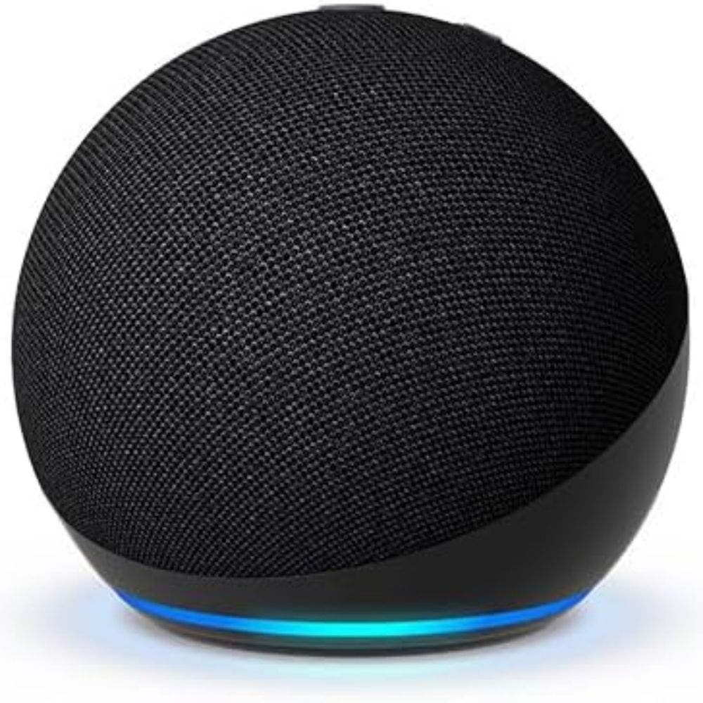 Bocina inteligente Amazon Echo Dot Gen 5 negro con asistente Alexa