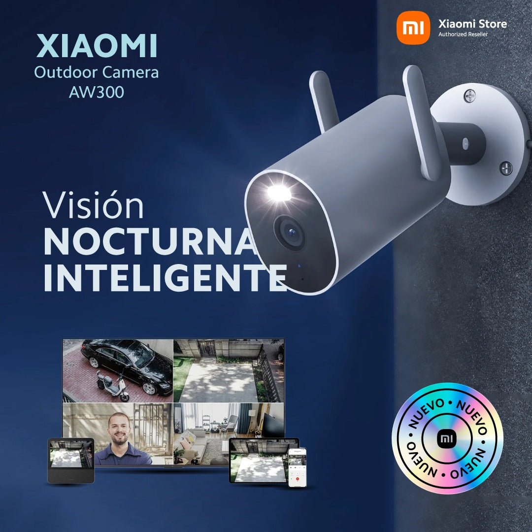 CAMARA DE SEGURIDAD XIAOMI PARA EXTERIORES AW300 BLANCA