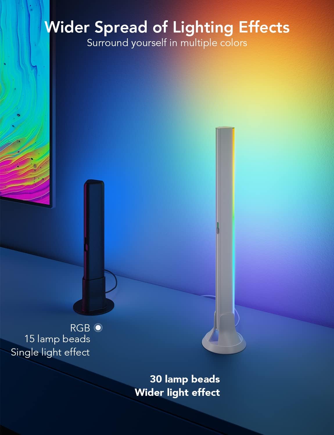 BARRA DE LUCES GOVEE SMART FLOW PRO RGBIC TV 55-77