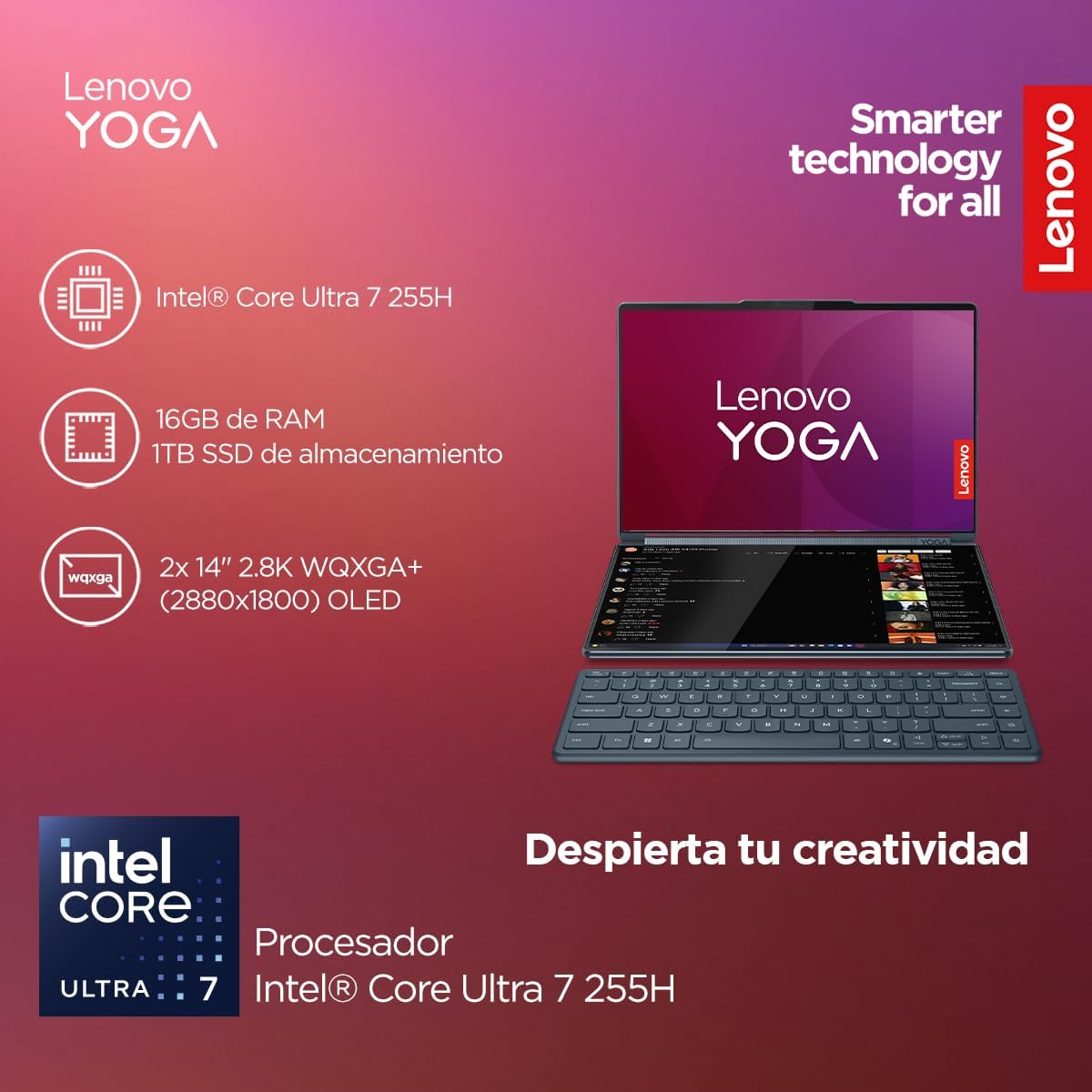 Lenovo YOGA Book - 14" - Azul