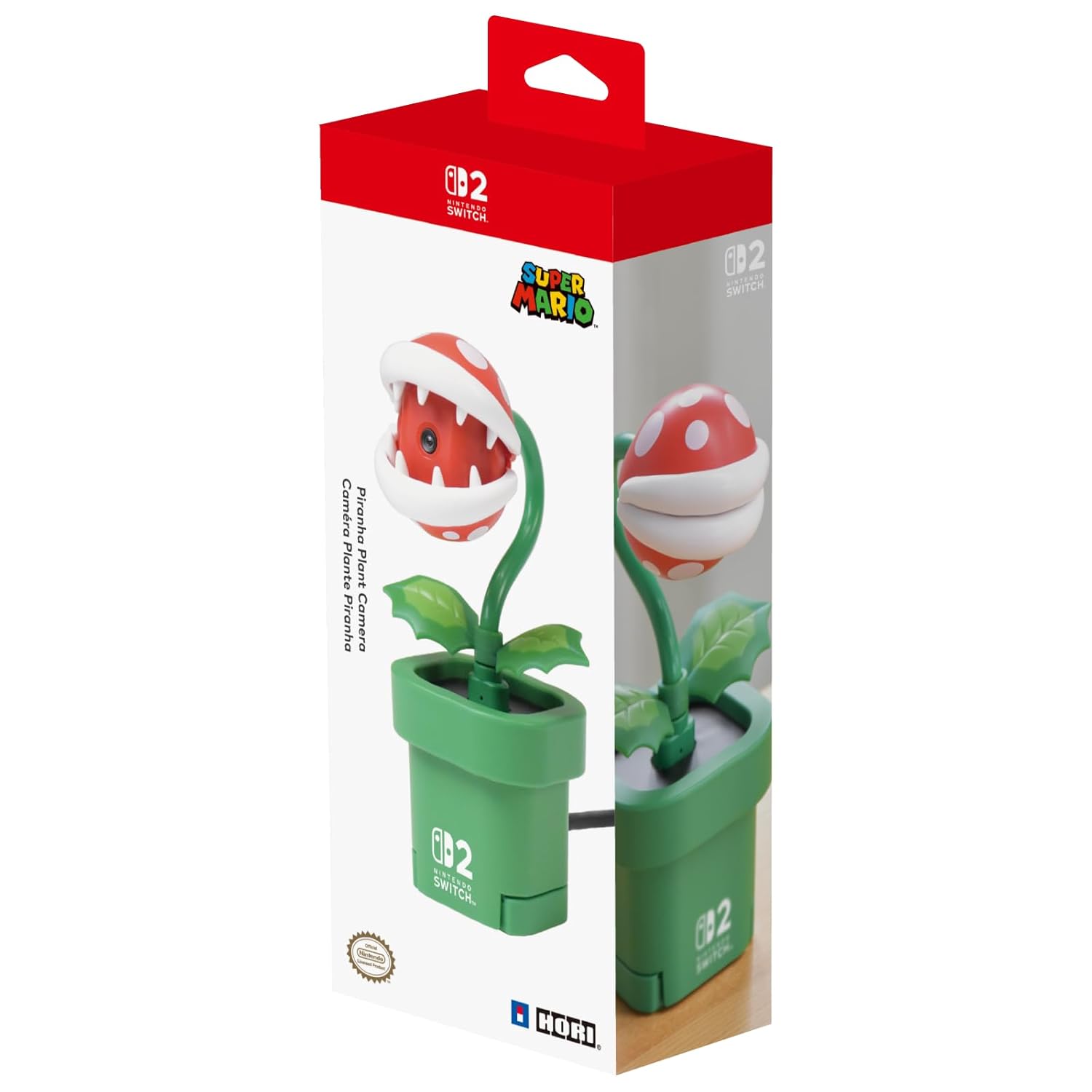 Cámara de Streaming Hori - Planta Piraña - Nintendo Switch 2