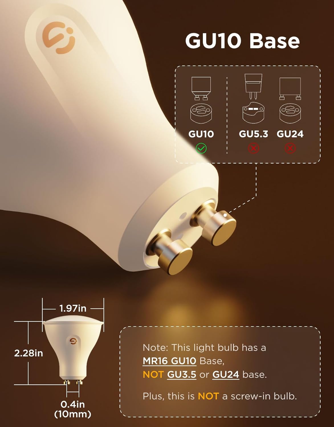 BOMBILLO LED INTELIGENTE GOVEE H600D RGBWW 9W BLUETOOTH Y WIFI (2 pack) B600D3C1
