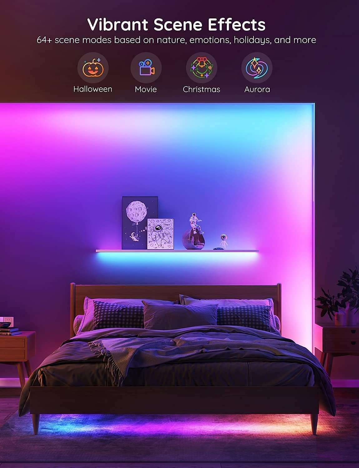 LUCES INTELIGENTES GOVEE H612C CON REVESTIMIENTO PROTECTOR 10 METROS H612CAD1