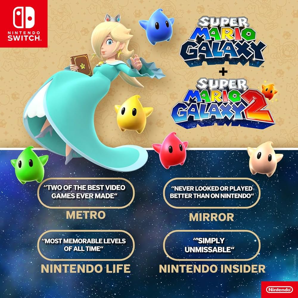 Juego Super Mario Galaxy +2 - Nintendo Switch