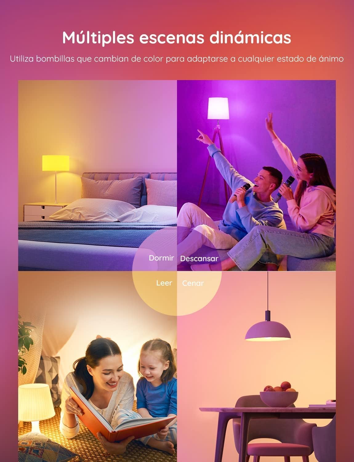 Bombillos Inteligentes Govee 2-Pack H6004 WiFi