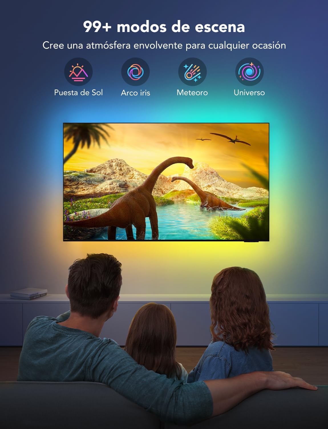 LUCES GOVEE TV LED BACKLIGHT COMPATIBLE CON TV DE 46-60" H61780A1