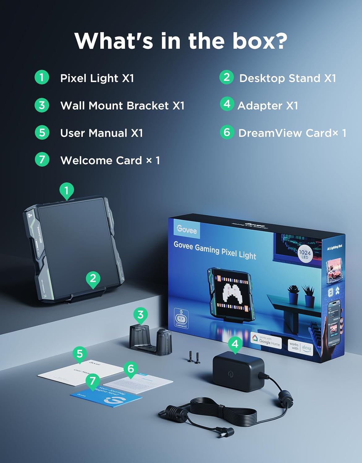 LUCES GOVEE GAMING PIXEL LIGHT H8630A81