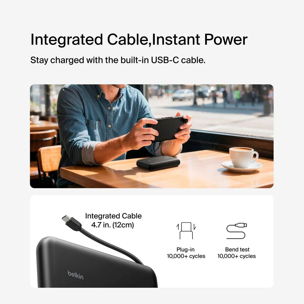 Power Bank Belkin para Switch 2 20k - 30W - Negro
