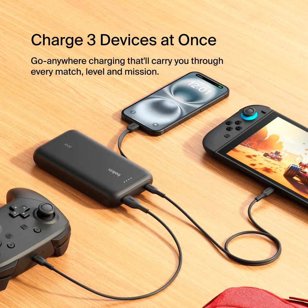 Power Bank Belkin para Switch 2 20k - 30W - Negro
