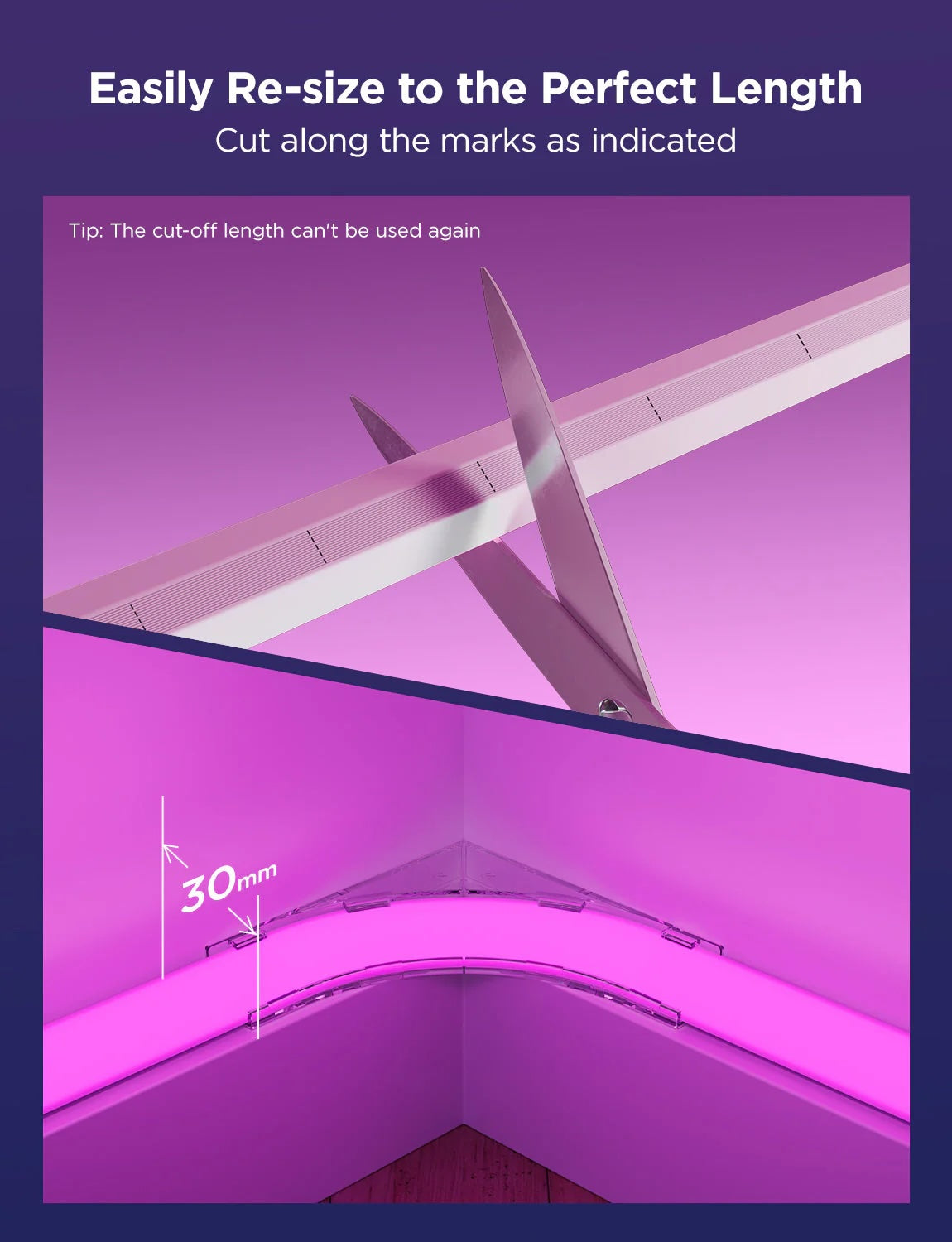 LUCES GOVEE H6641 5M NEON ROPE LIGHT FOR WALL LINING H66411D1