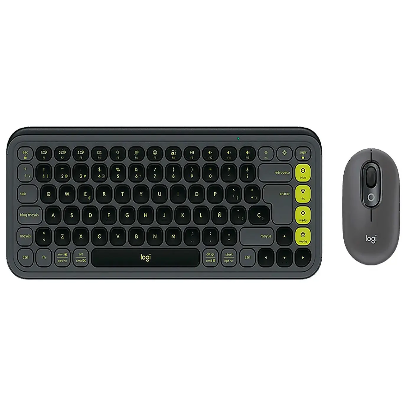 Teclado Logitech Pop Icon Combo - Grafito