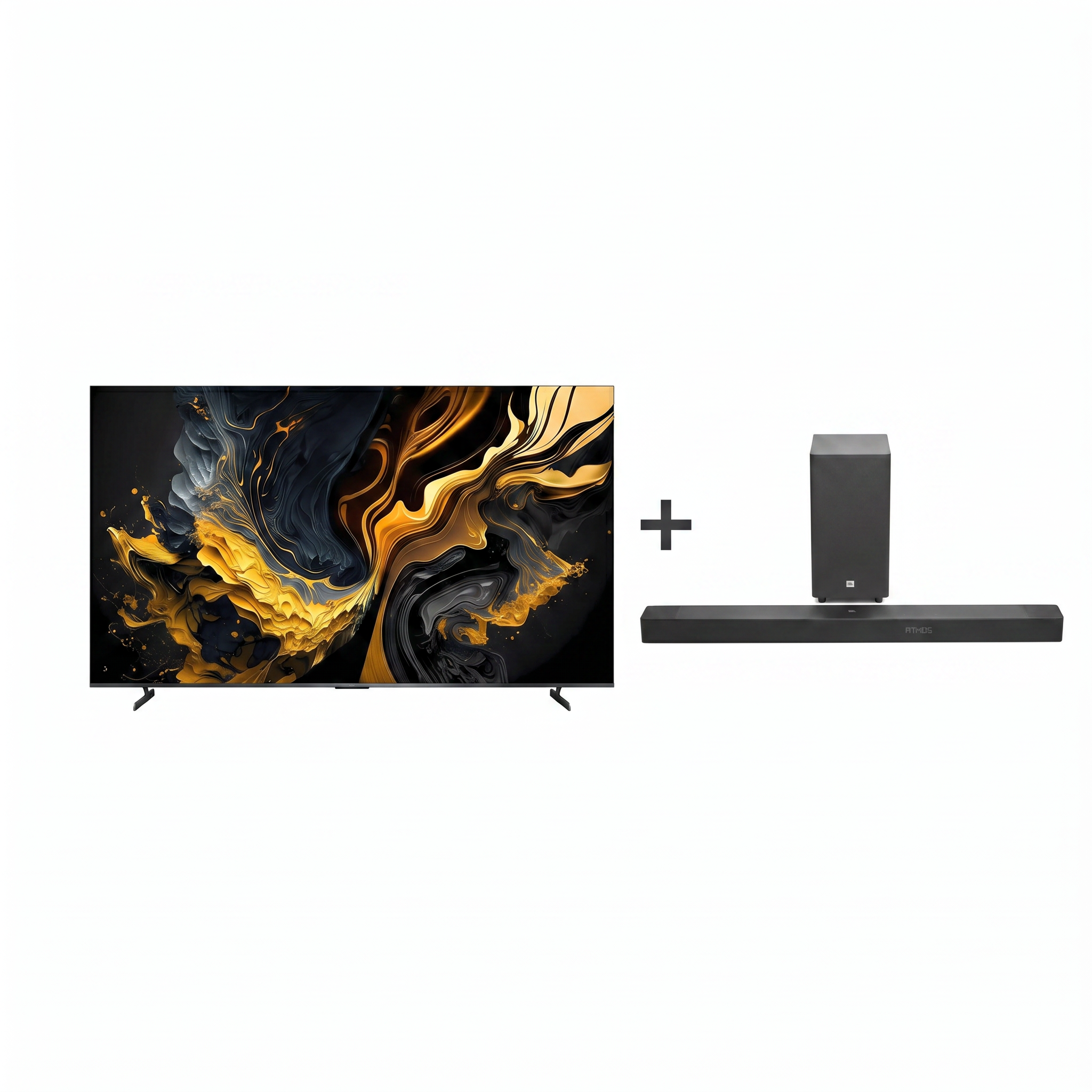 Combo Xiaomi Smart TV 85" + Barra de Sonido JBL SB595