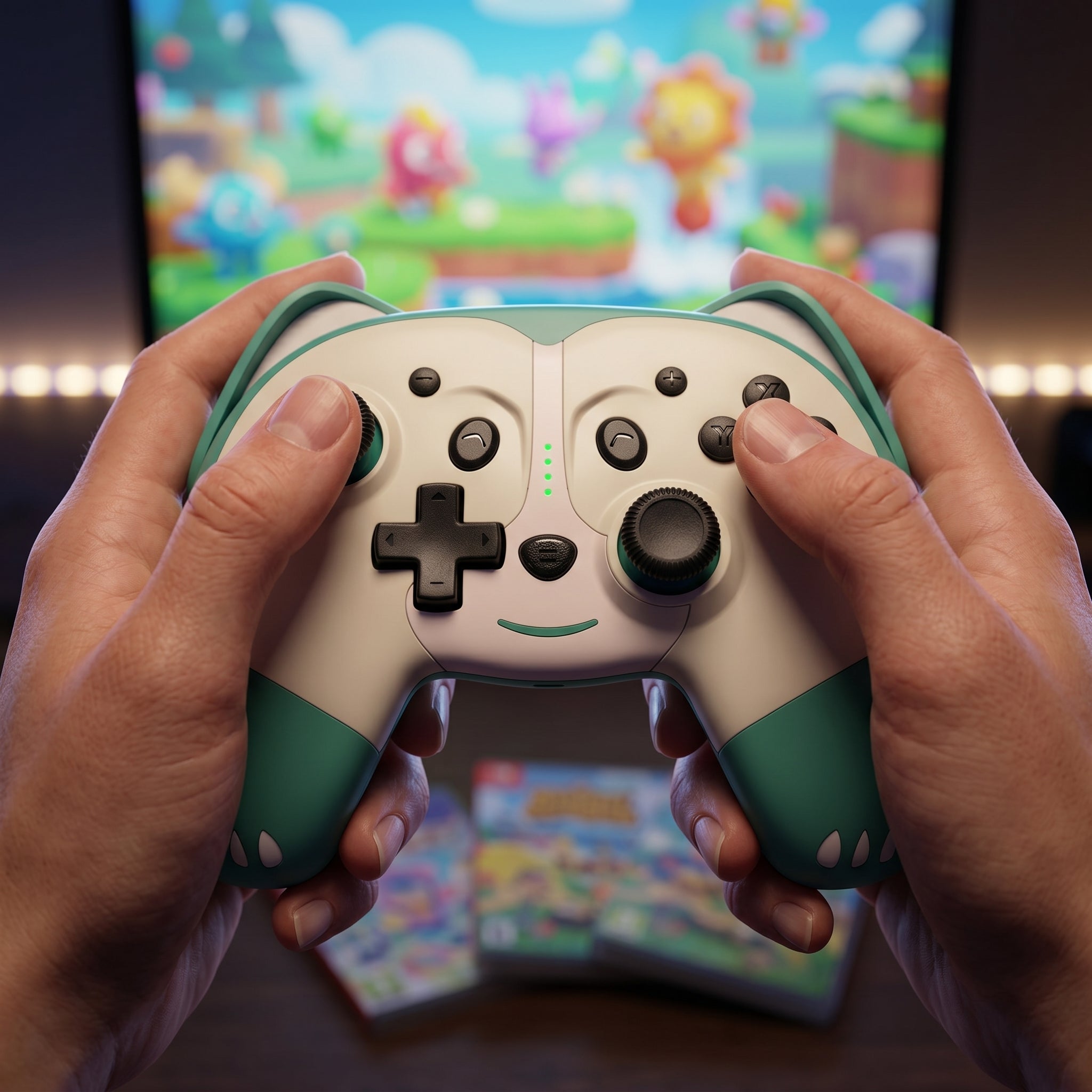 Control Eagle Warrior EG09B para Nintendo Switch 2 - Verde