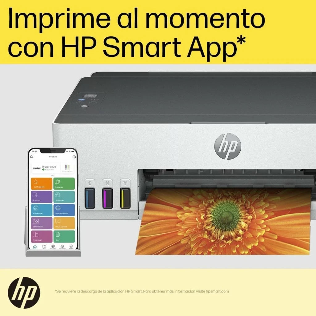 Impresora HP Smart Tank 210 - Wifi Dúplex