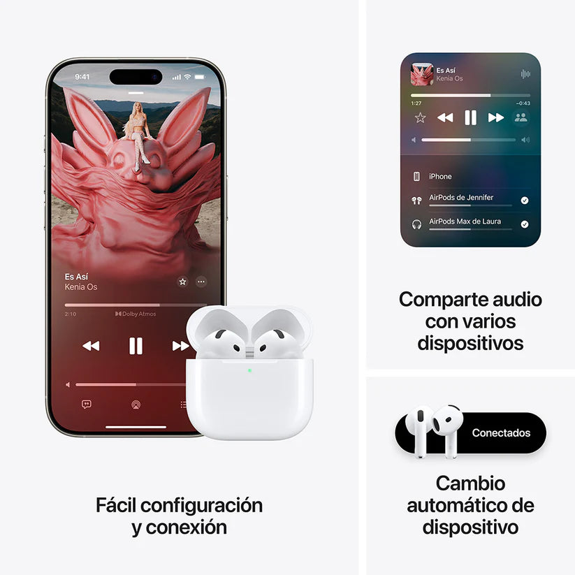 Airpods 4 con Cancelación de Ruido Activa