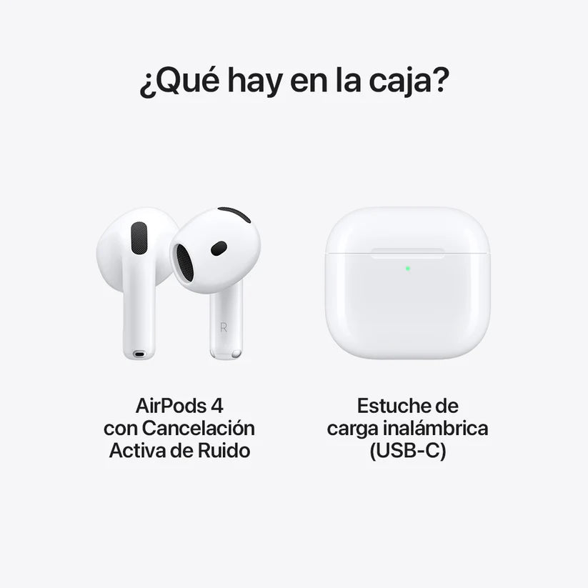 Airpods 4 con Cancelación de Ruido Activa