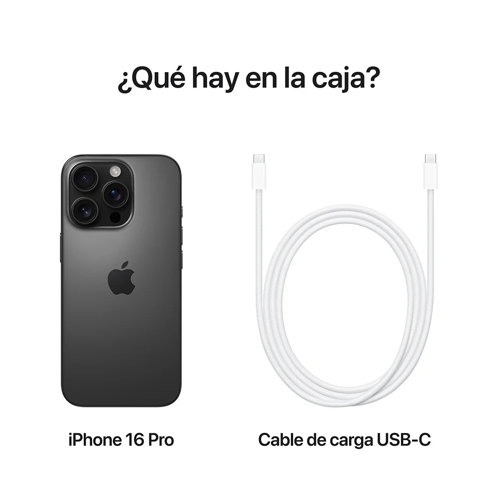 iPhone 16 Pro - Titanio Negro