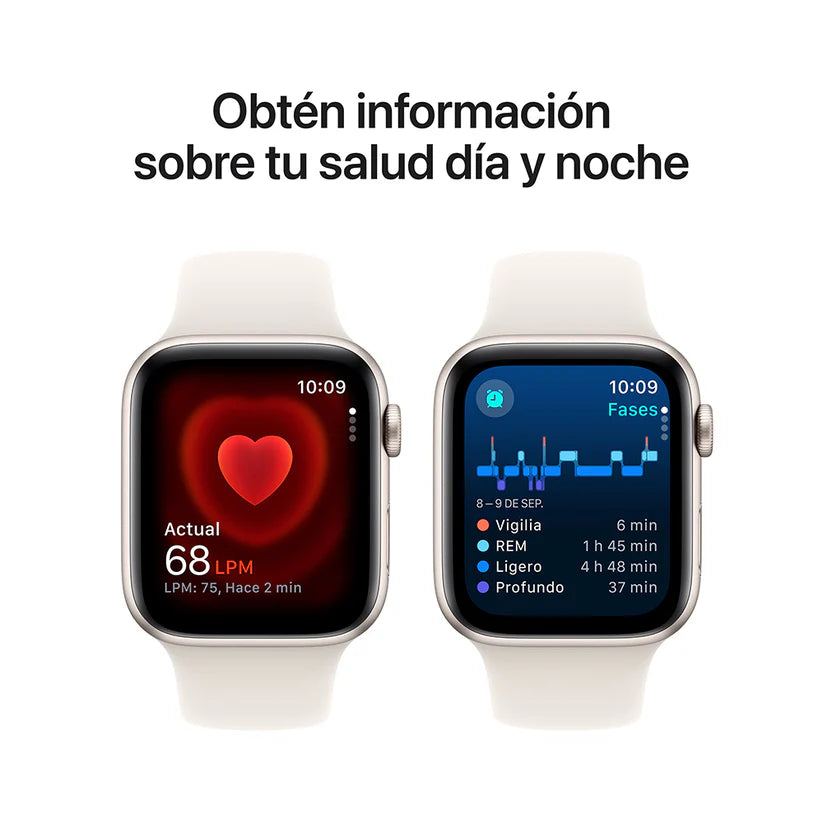 Apple Watch SE 2.ª Generación - Correa Deportiva - Blanco Estrella