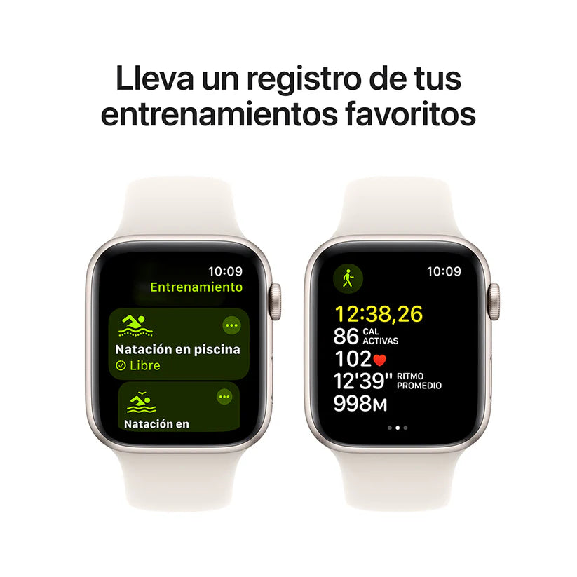 Apple Watch SE 2.ª Generación - Correa Deportiva - Blanco Estrella