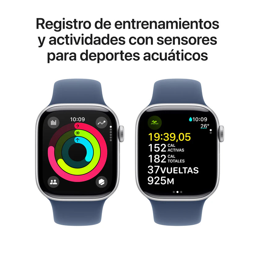 Apple Watch 10 - Correa Deportiva - Plata