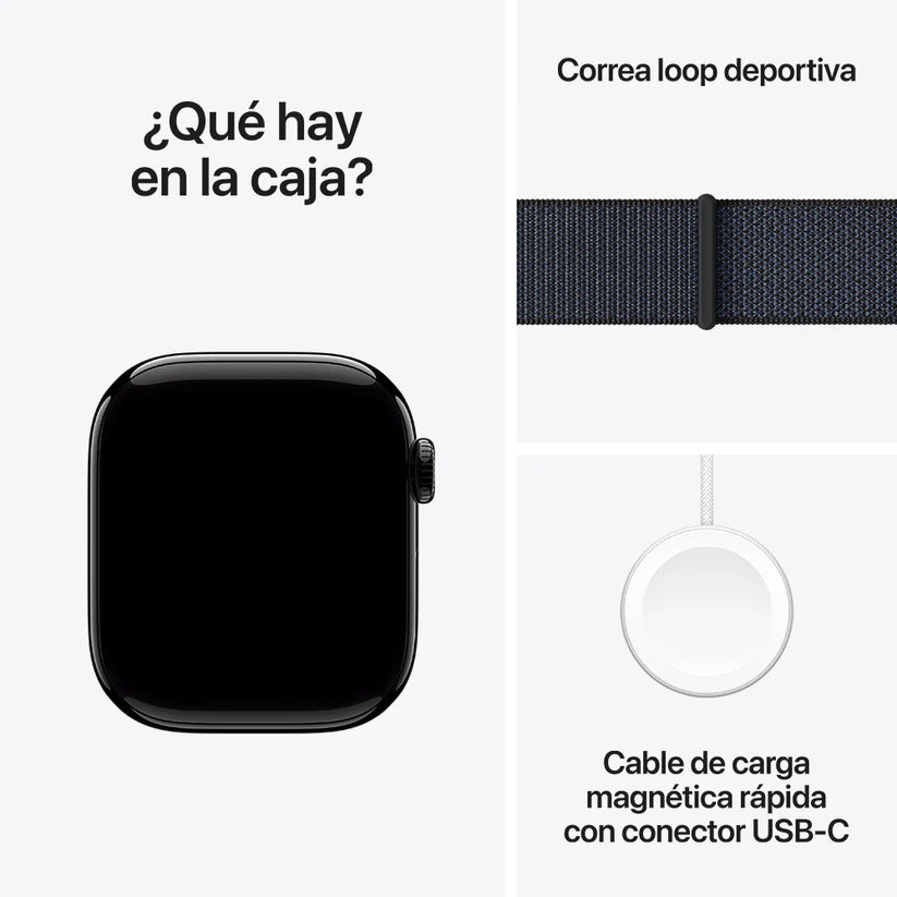 Apple Watch 10 - Correa Loop Deportiva - Negro