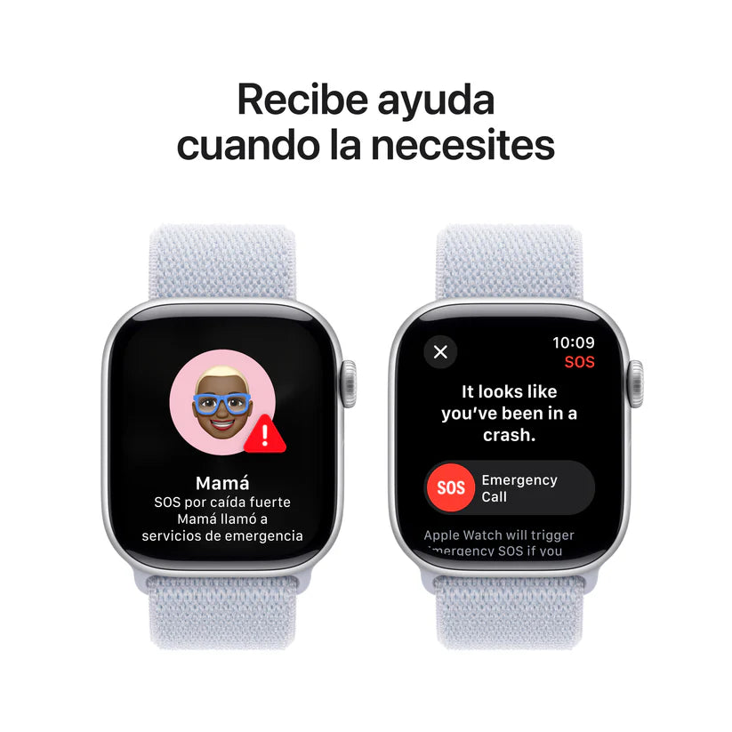 Apple Watch 10 - Correa Loop Deportiva - Plata