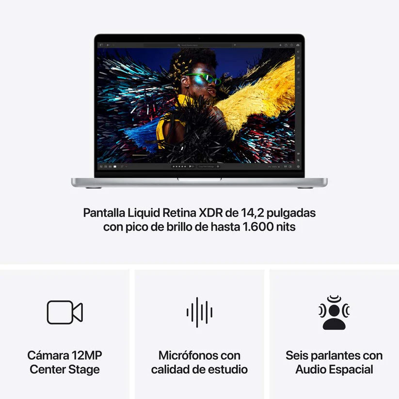MacBook Pro de 14" M4 - Plata