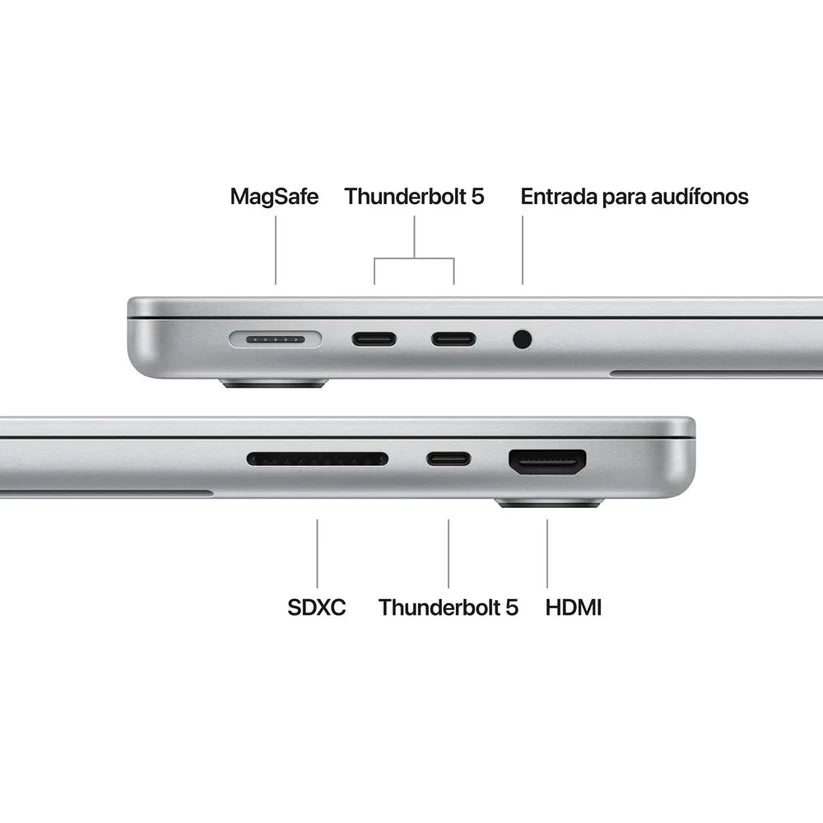 MacBook Pro de 14" M4 - Plata