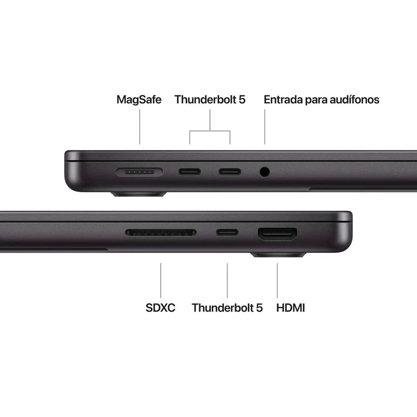 MacBook Pro de 14" M4 - Negro Espacial