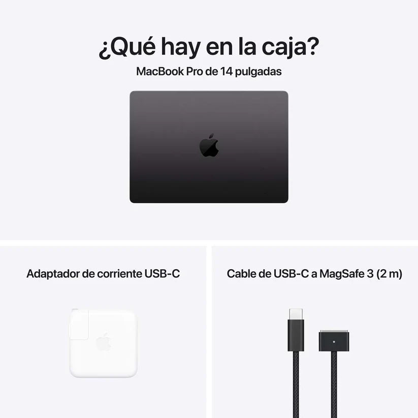 MacBook Pro de 14" M4 - Negro Espacial