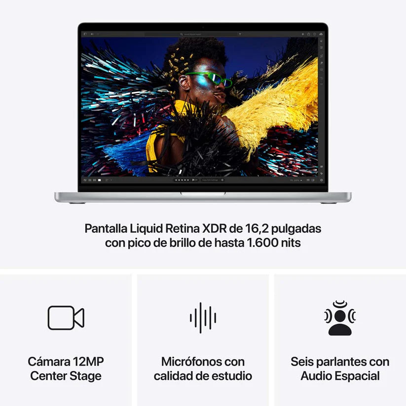MacBook Pro de 16" M4 - Plata