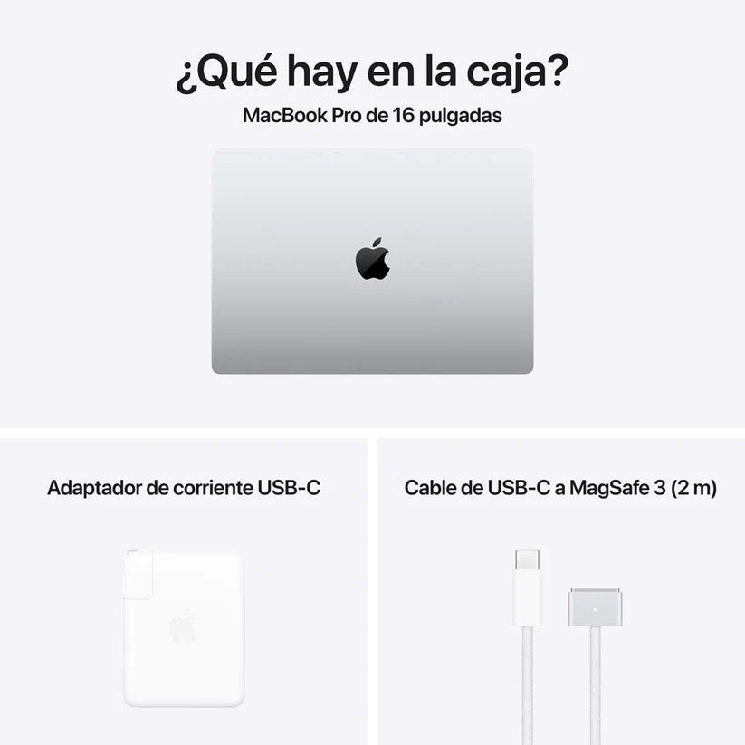 MacBook Pro de 16" M4 - Plata