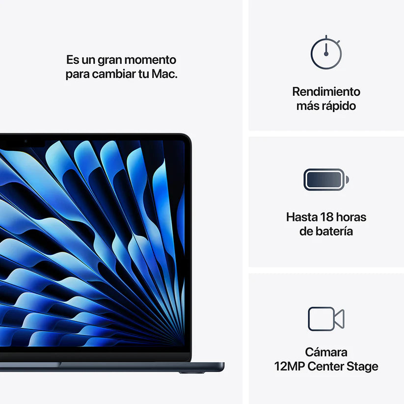 MacBook Air de 13" M4 - Azul Medianoche