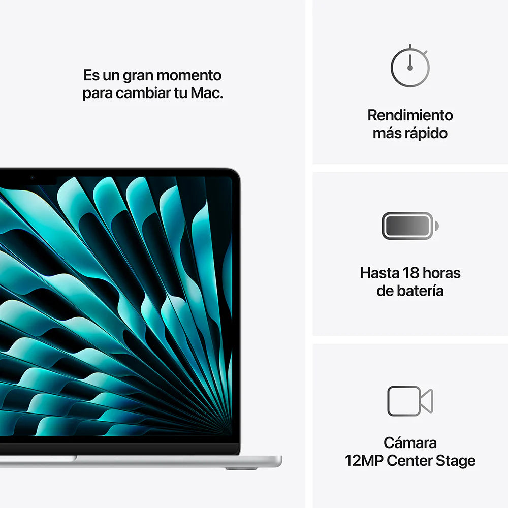 MacBook Air de 13" M4 - Plata