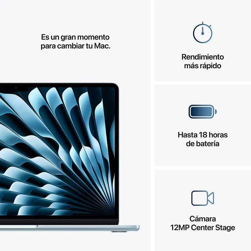 MacBook Air de 13" M4 - Azul Cielo
