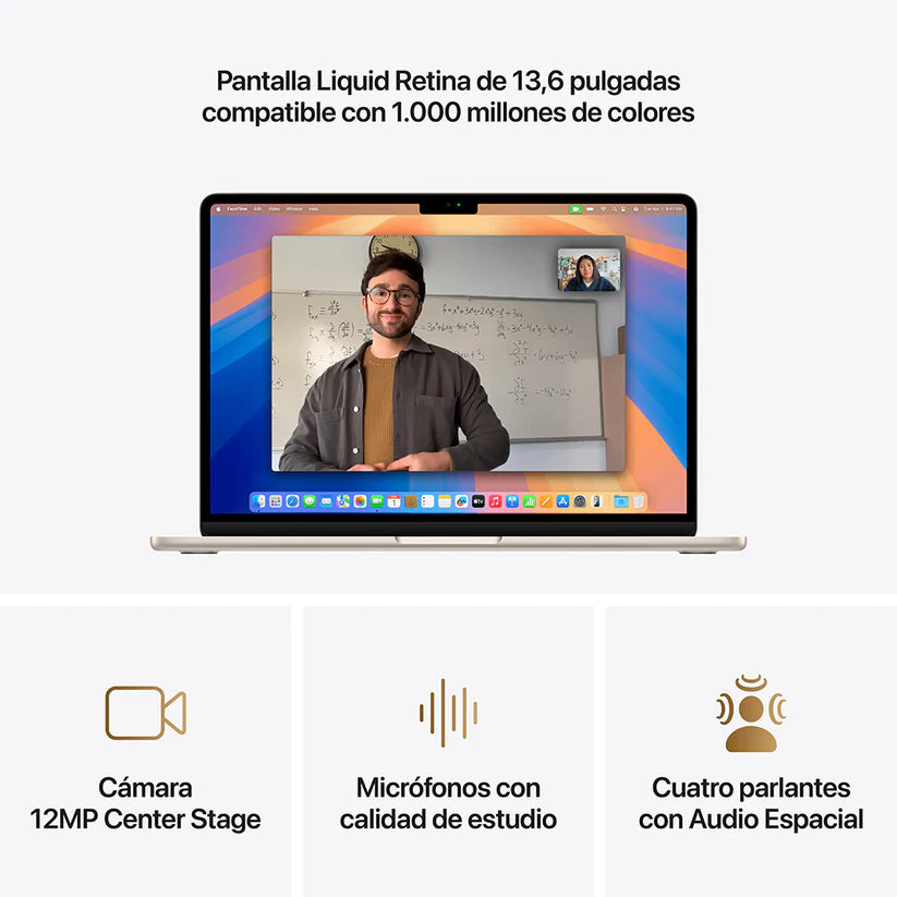MacBook Air de 13" M4 - Blanco Estelar