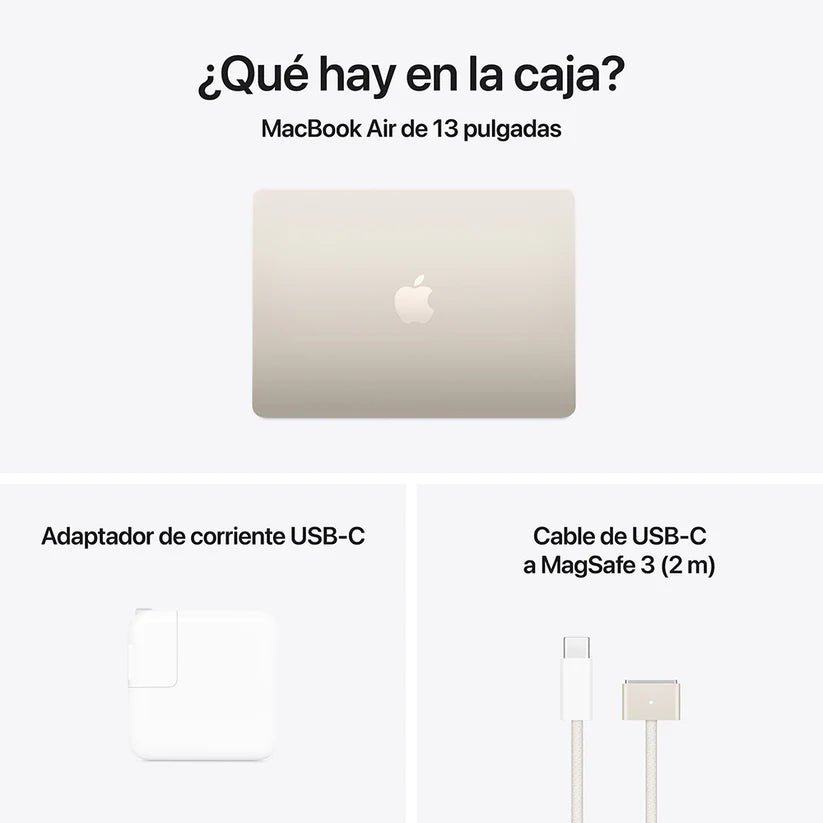 MacBook Air de 13" M4 - Blanco Estelar