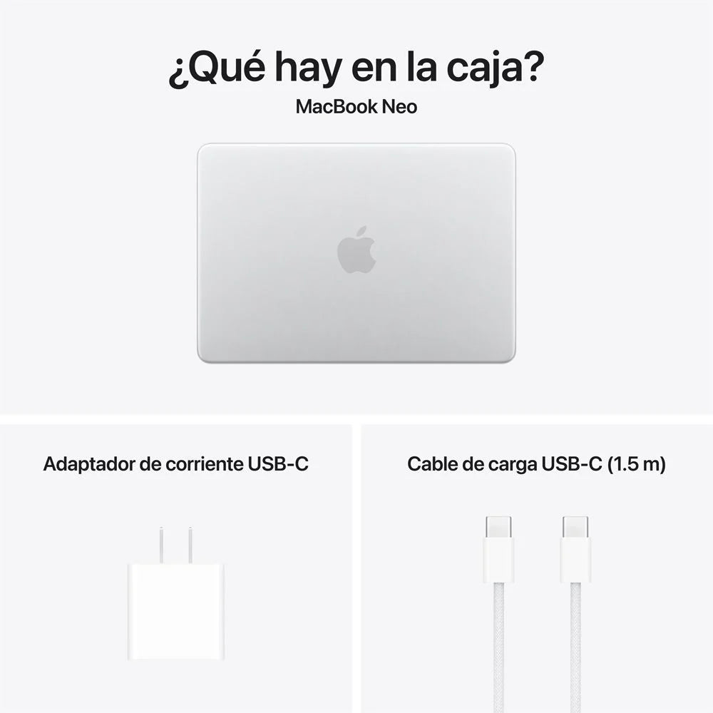 Laptop Apple MacBook Neo 13 Plata