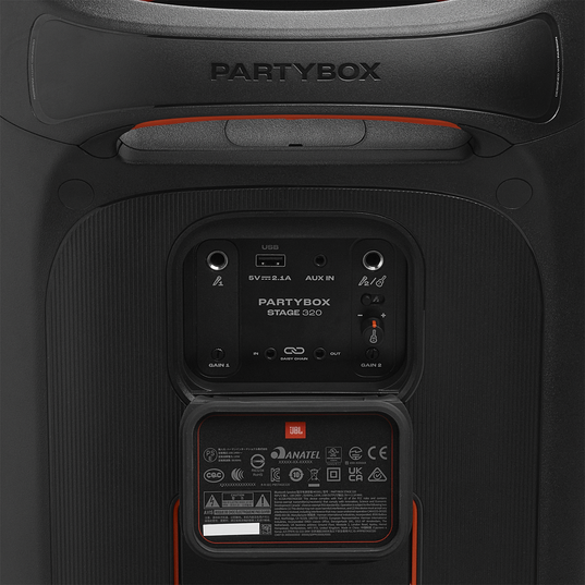 Parlante JBL PartyBox Stage 320 - Negro